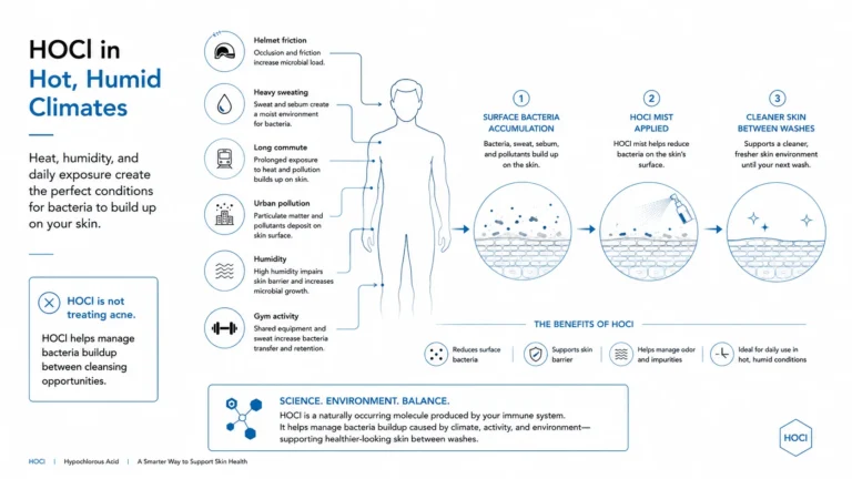 Environmental stress on skin in Indian cities