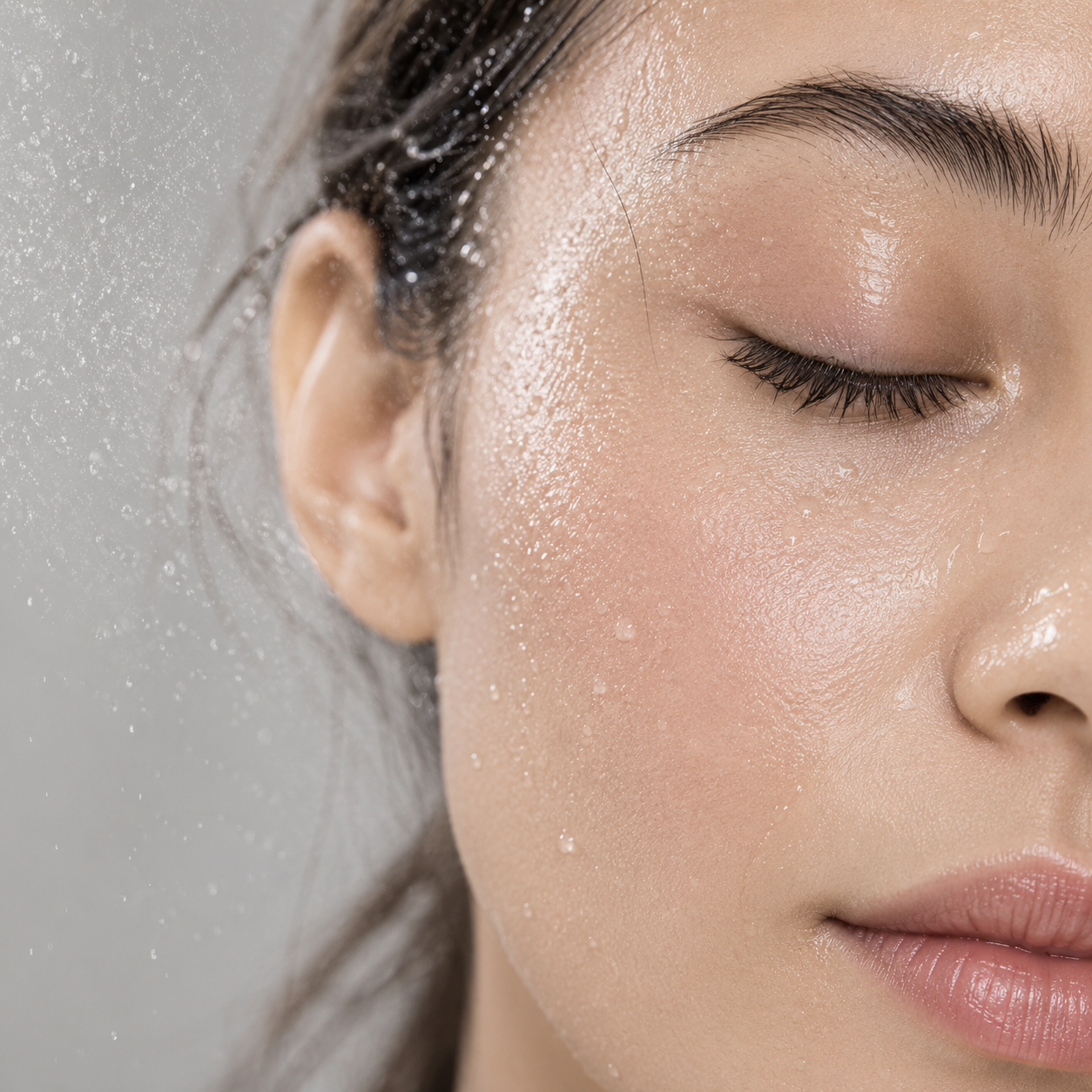 Step 2, RESET absorbs into dewy skin