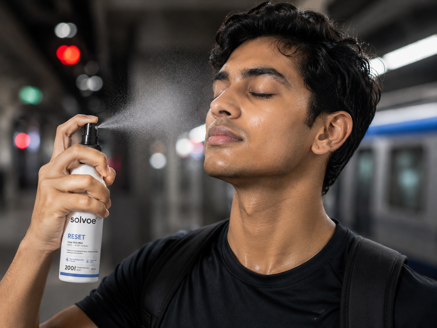 Post-commute, clear the city off your face